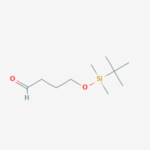 molecular formula C10H22O2Si B1313609 4-(Tert-butyldimethylsilyloxy)butanal CAS No. 87184-81-4
