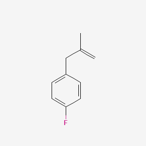 molecular formula C10H11F B1313618 3-(4-Fluorophenyl)-2-methyl-1-propene CAS No. 702-08-9