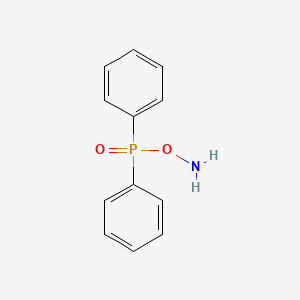 molecular formula C12H12NO2P B1313624 O-(Diphenylphosphinyl)hydroxylamine CAS No. 72804-96-7