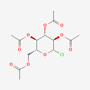 molecular formula C14H19ClO9 B1313629 乙酰氯-β-D-葡萄糖 CAS No. 4451-36-9