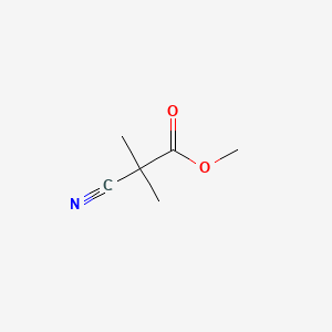 molecular formula C6H9NO2 B1313631 Methyl 2-cyano-2-methylpropanoate CAS No. 72291-30-6