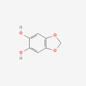 molecular formula C7H6O4 B1313633 5,6-二羟基-1,3-苯并二氧杂环 CAS No. 21505-20-4