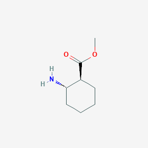 molecular formula C8H15NO2 B1313634 methyl (1S,2S)-2-aminocyclohexane-1-carboxylate CAS No. 217799-18-3