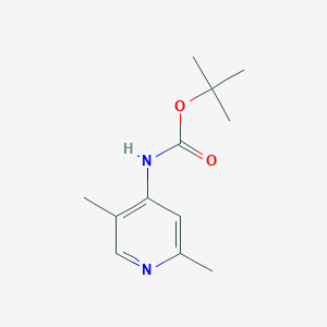 molecular formula C12H18N2O2 B13136341 tert-Butyl (2,5-dimethylpyridin-4-yl)carbamate 