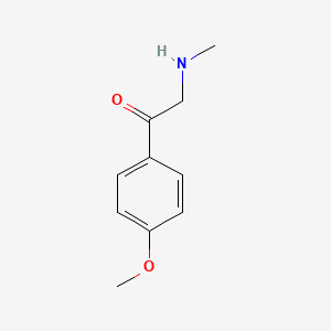 molecular formula C10H13NO2 B1313636 1-(4-Methoxyphenyl)-2-(methylamino)ethanone 