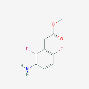molecular formula C9H9F2NO2 B1313640 Methyl 2-(3-amino-2,6-difluorophenyl)acetate CAS No. 361336-80-3