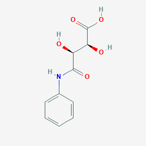 molecular formula C10H11NO5 B1313646 (2S,3S)-2,3-Dihydroxy-4-oxo-4-(phenylamino)butanoic acid CAS No. 206761-64-0