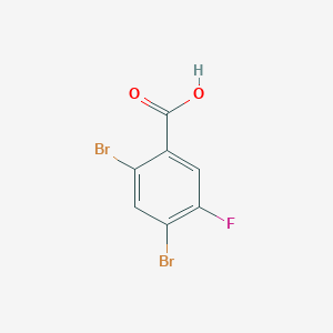 molecular formula C7H3Br2FO2 B1313647 2,4-Dibromo-5-fluorobenzoic acid CAS No. 173410-26-9