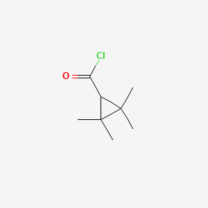 molecular formula C8H13ClO B1313651 2,2,3,3-tetramethylcyclopropane-1-carbonyl Chloride CAS No. 24303-61-5