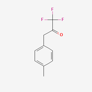 molecular formula C10H9F3O B1313657 3-(4-Methylphenyl)-1,1,1-trifluoro-2-propanone CAS No. 75199-80-3