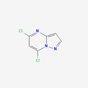 molecular formula C6H3Cl2N3 B1313661 5,7-Dichloropyrazolo[1,5-a]pyrimidine CAS No. 57489-77-7