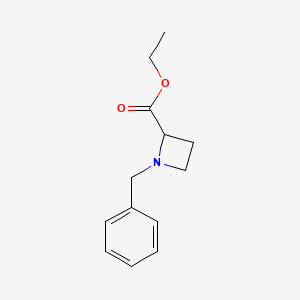 molecular formula C13H17NO2 B1313665 1-苄基氮杂环戊烷-2-甲酸乙酯 CAS No. 54773-11-4