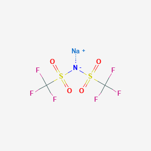 molecular formula C2HF6NNaO4S2 B1313672 Sodium bis(trifluoromethanesulfonyl)imide CAS No. 91742-21-1