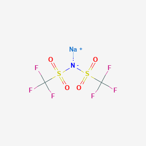 molecular formula C2F6NNaO4S2 B1313672 Sodium bis(trifluoromethanesulfonyl)imide CAS No. 91742-21-1