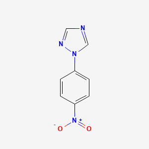 molecular formula C8H6N4O2 B1313673 1-(4-硝基苯基)-1H-1,2,4-三唑 CAS No. 6219-55-2