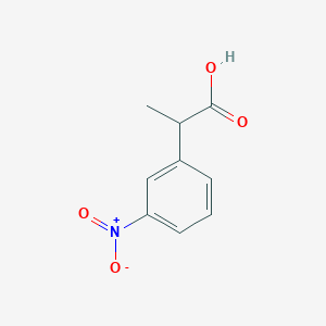 molecular formula C9H9NO4 B1313678 2-(3-nitrophenyl)propanoic Acid CAS No. 21762-10-7