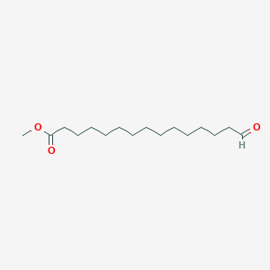 molecular formula C16H30O3 B13136839 Methyl 15-oxopentadecanoate 