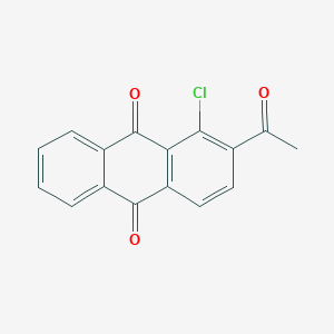 molecular formula C16H9ClO3 B13137114 2-Acetyl-1-chloroanthracene-9,10-dione CAS No. 183538-60-5