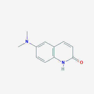 molecular formula C11H12N2O B13137172 6-(Dimethylamino)quinolin-2(1h)-one CAS No. 238756-51-9