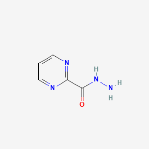 molecular formula C5H6N4O B1313719 Pyrimidine-2-carbohydrazide CAS No. 87362-28-5
