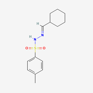 molecular formula C14H20N2O2S B13137190 Benzenesulfonicacid,4-methyl-,2-(cyclohexylmethylene)hydrazide 