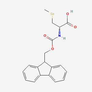 molecular formula C19H19NO4Se B13137223 Fmoc-3-(Methylseleno)-D-Ala-OH CAS No. 1369530-28-8