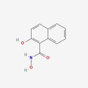molecular formula C11H9NO3 B13137341 N,2-Dihydroxy-1-naphthamide 