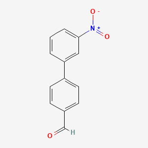 molecular formula C13H9NO3 B1313739 4-(3-Nitrophenyl)benzaldehyde CAS No. 411206-92-3