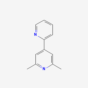 molecular formula C12H12N2 B13137419 2',6'-Dimethyl-2,4'-bipyridine 