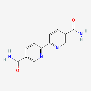 molecular formula C12H10N4O2 B13137424 [2,2'-Bipyridine]-5,5'-dicarboxamide CAS No. 4444-36-4