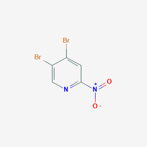 molecular formula C5H2Br2N2O2 B13137432 4,5-Dibromo-2-nitropyridine 