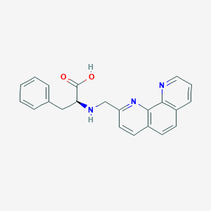 molecular formula C22H19N3O2 B13137433 N-[(1,10-Phenanthrolin-2-yl)methyl]-L-phenylalanine CAS No. 873543-79-4