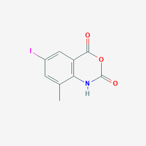 molecular formula C9H6INO3 B1313744 6-iodo-8-methyl-2,4-dihydro-1H-3,1-benzoxazine-2,4-dione CAS No. 913194-96-4