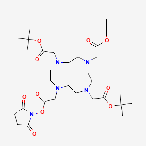 molecular formula C32H55N5O10 B1313746 DOTA-tris(tBu)ester NHS ester 