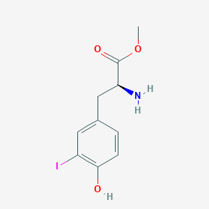 molecular formula C10H12INO3 B1313750 3-Iodo-L-tyrosine methyl ester CAS No. 70277-02-0