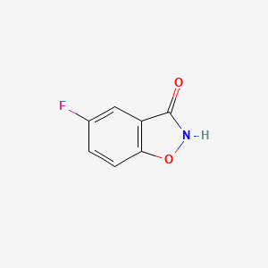 molecular formula C7H4FNO2 B1313752 5-Fluorobenzo[d]isoxazol-3(2H)-one CAS No. 99822-23-8