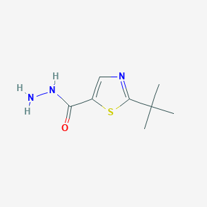 molecular formula C8H13N3OS B13137521 2-(tert-Butyl)thiazole-5-carbohydrazide 