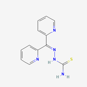 molecular formula C12H11N5S B1313765 Di(2-pyridyl) ketone thiosemicarbazone CAS No. 6839-91-4