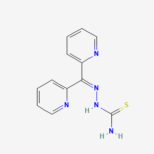 molecular formula C12H11N5S B1313765 2-(Dipyridin-2-ylmethylene)hydrazinecarbothioamide CAS No. 6839-91-4