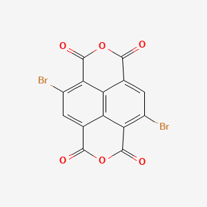 molecular formula C14H2Br2O6 B1313766 4,9-Dibromoisochromeno[6,5,4-def]isochromene-1,3,6,8-tetraone CAS No. 83204-68-6