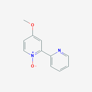 molecular formula C11H10N2O2 B13137795 4-Methoxy-[2,2'-bipyridine]1-oxide 