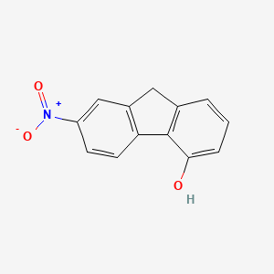 molecular formula C13H9NO3 B13137801 5-Hydroxy-2-nitrofluorene CAS No. 99585-29-2