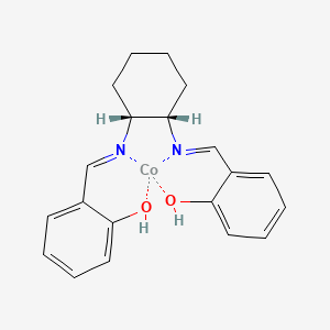 molecular formula C20H22CoN2O2 B13137876 Bis(N,N'-disalicylidene)-1,2-cyclohexanediamine-cobalt(II) 