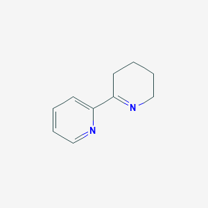 molecular formula C10H12N2 B1313788 2-(3,4,5,6-四氢吡啶-2-基)吡啶 CAS No. 53422-71-2