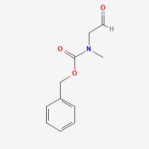 B1313791 Benzyl methyl(2-oxoethyl)carbamate CAS No. 107201-33-2