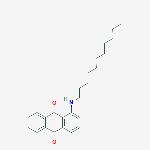 molecular formula C26H33NO2 B13137912 1-(Dodecylamino)anthracene-9,10-dione CAS No. 29957-03-7