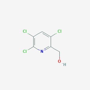 molecular formula C6H4Cl3NO B13137915 (3,5,6-Trichloropyridin-2-yl)methanol 