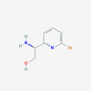 molecular formula C7H9BrN2O B13137920 (R)-2-Amino-2-(6-bromopyridin-2-yl)ethanol 