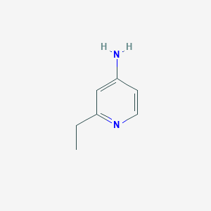 molecular formula C7H10N2 B1313794 4-Amino-2-ethylpyridine CAS No. 50826-64-7