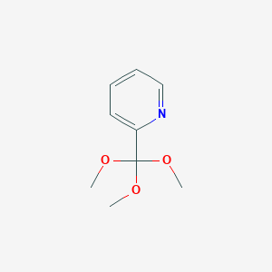 molecular formula C9H13NO3 B13137956 2-(Trimethoxymethyl)pyridine 